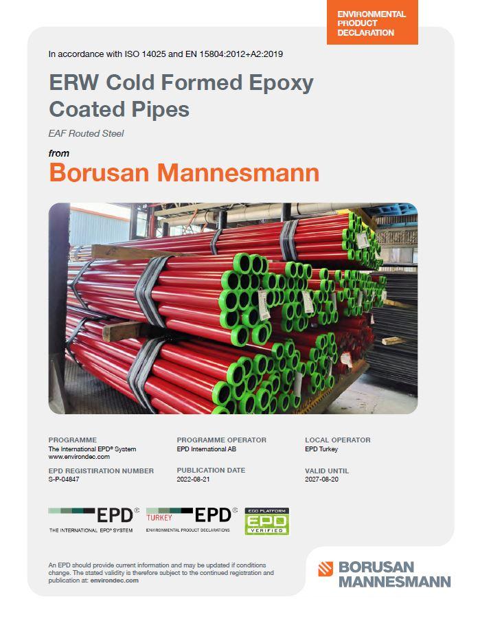 ERW Cold Formed Epoxy Coated Pipes