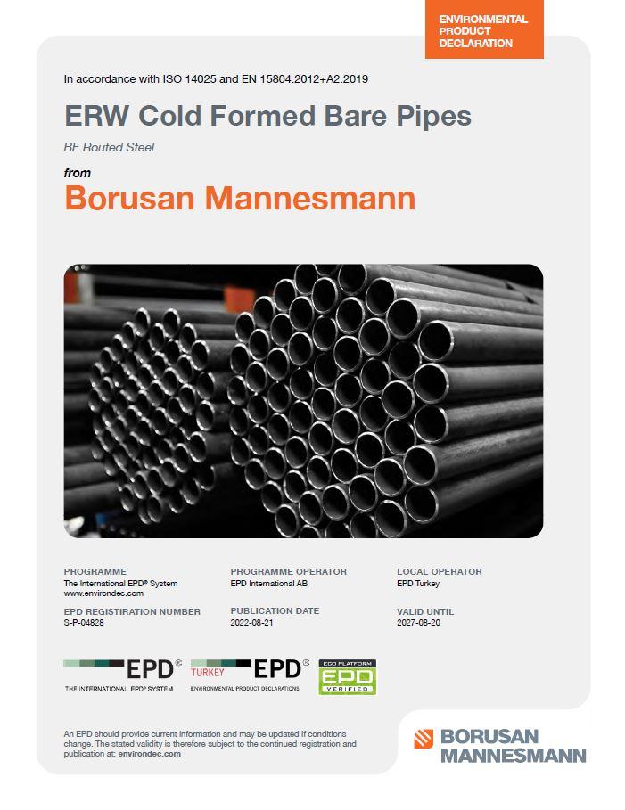 ERW Cold Formed Bare Pipes