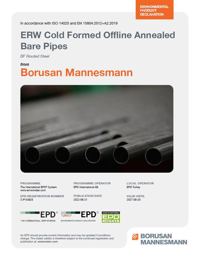 ERW Cold Formed Offline Annealed Bare Pipes