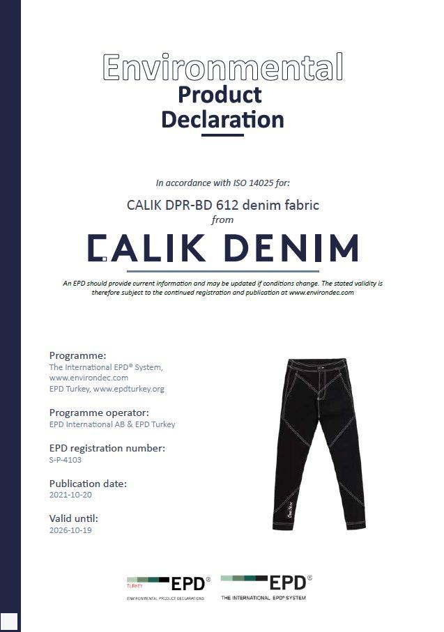 CALIK DPR-BD 612 denim fabric