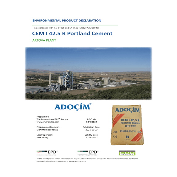 CEM I 42.5 R Portland Cement