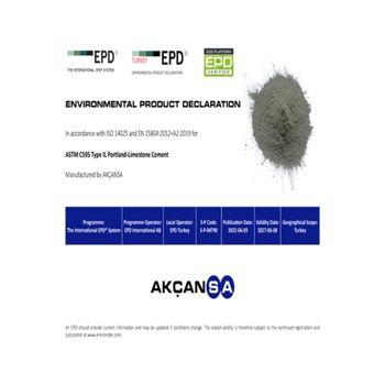 ASTM C595 Tip IL Portland-Kireçtaşı Çimento
