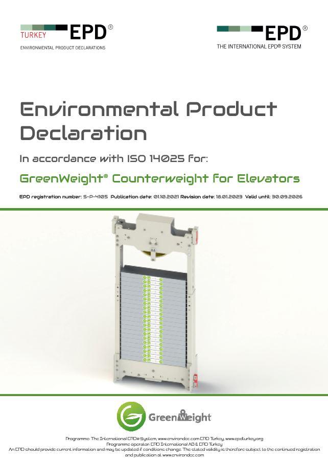 GreenWeight® Counterweight for Elevators