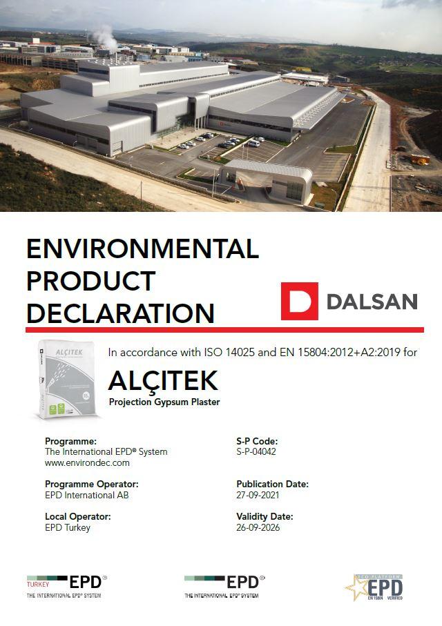 ALÇITEK – Projection Gypsum Plaster