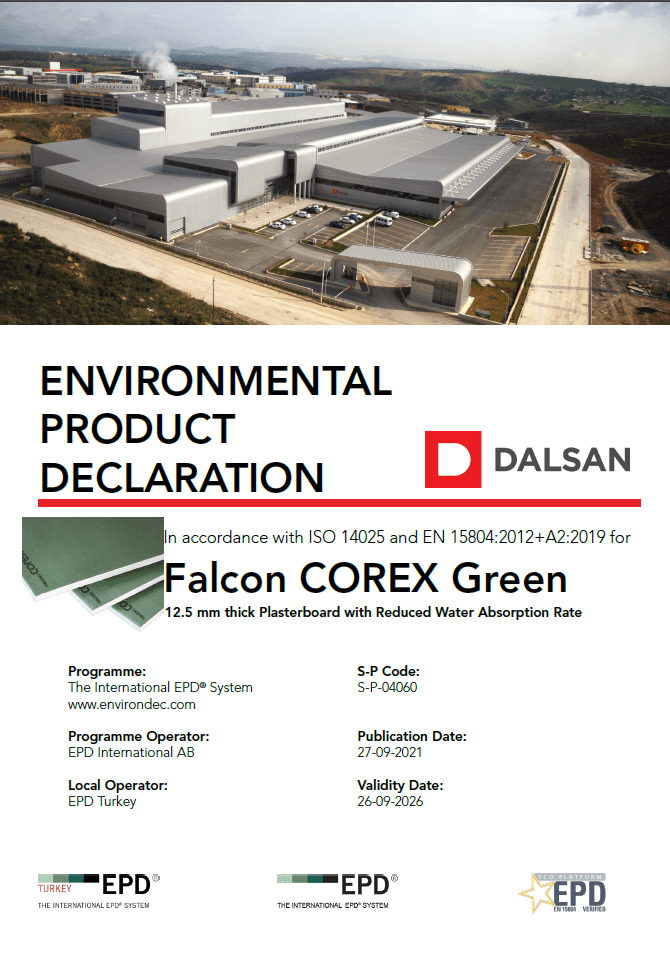 Falcon COREX Green 12,5 mm Plasterboard