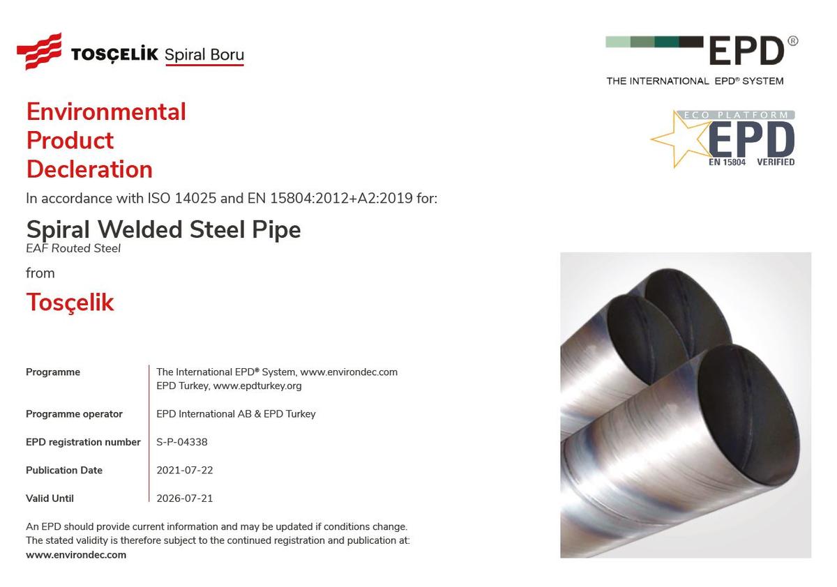 Bare Spiral Welded Steel Pipe
