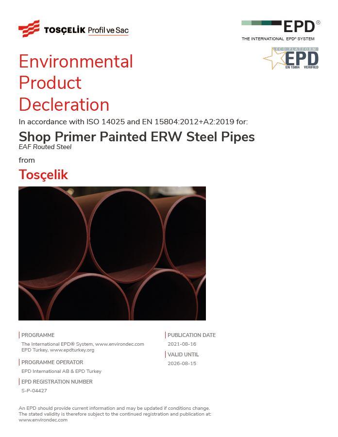 Shop Primer Painted ERW Steel Pipes