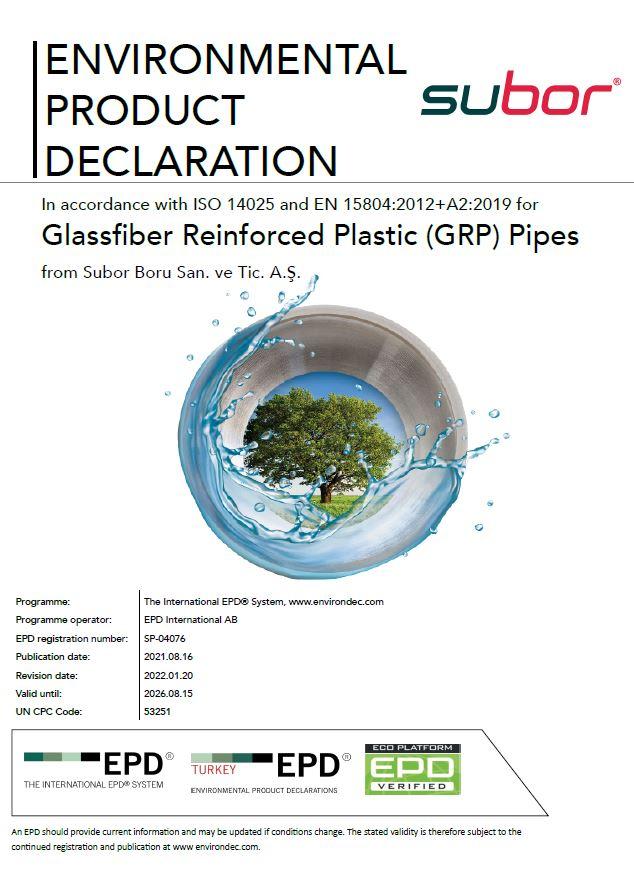 Glassfiber Reinforced Plastic (GRP) Pipes