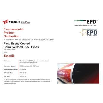 Flow Epoxy Coated Spiral Welded Steel Pipes