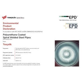 Polyurethane Coated Spiral Welded Steel Pipes