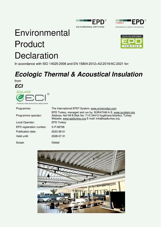 Ecologic Thermal & Acoustical Insulation