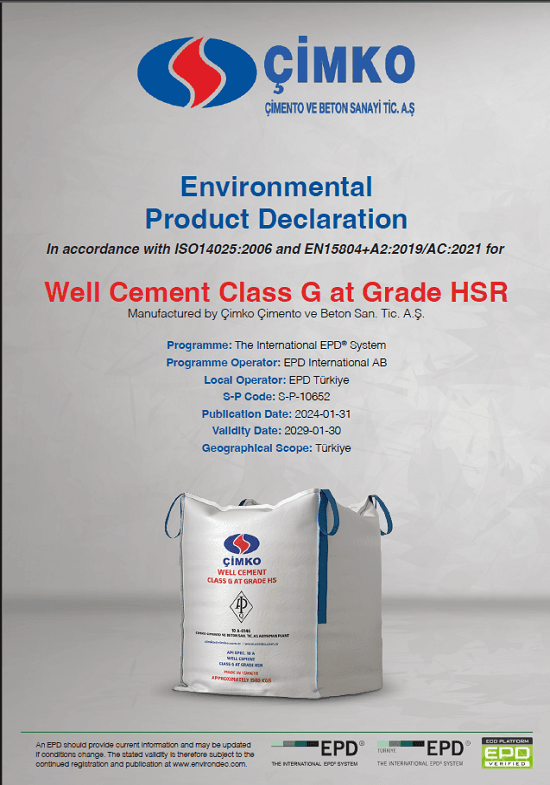 Well Cement Class G at Grade HSR