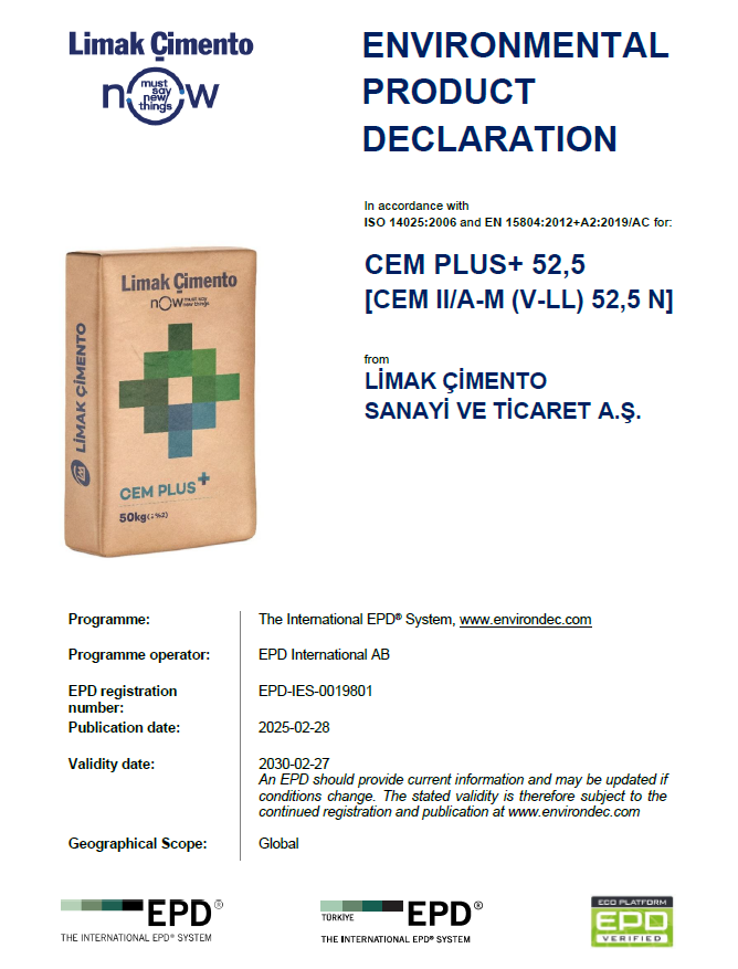 LİMAK ÇİMENTO SANAYİ VE TİCARET A.Ş.