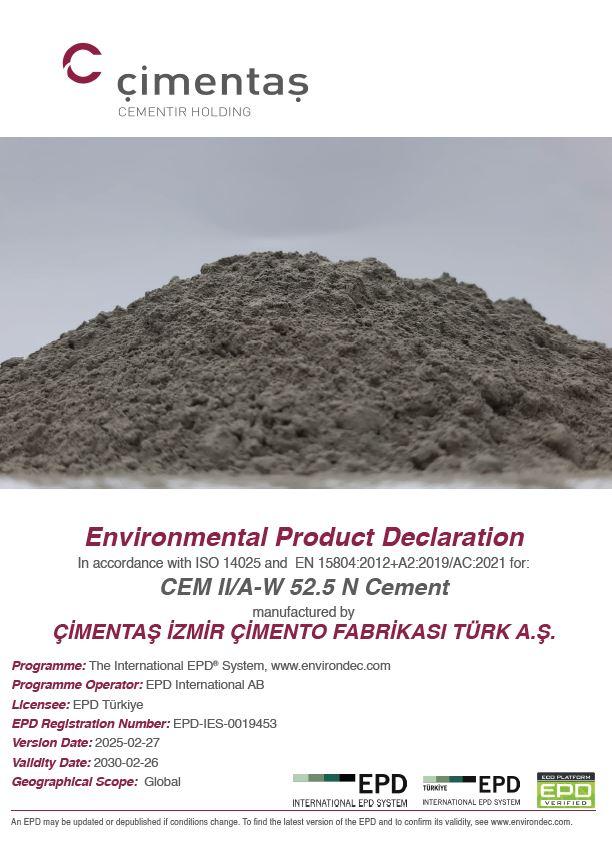 CEM II/A-W 52.5 N Cement