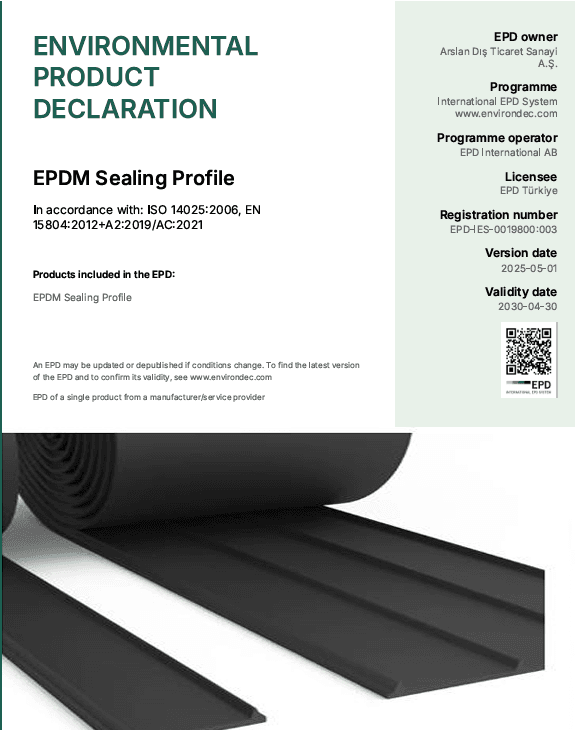 EPDM Sealing Profile