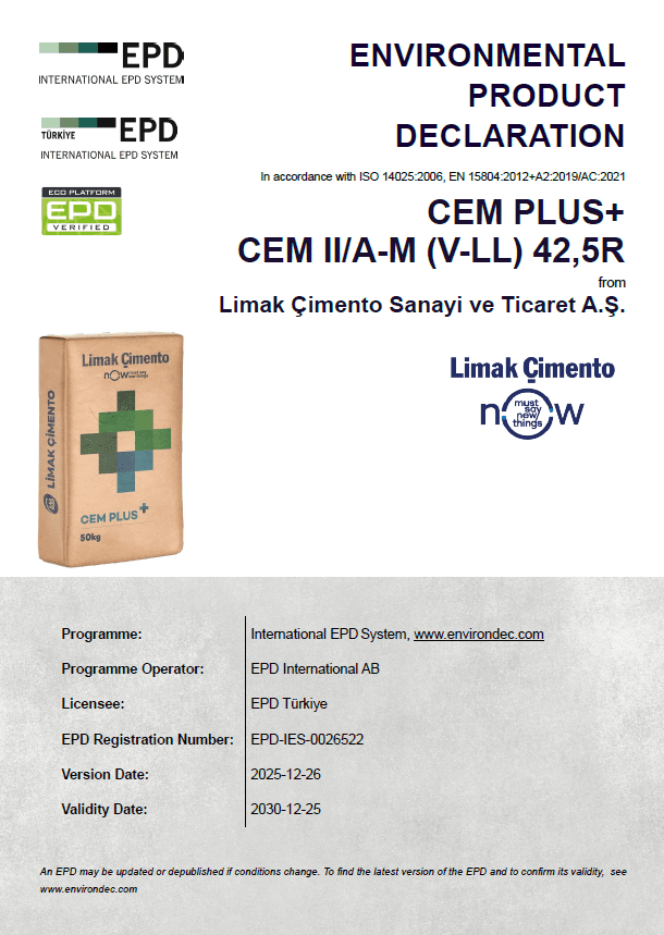 CEM PLUS+ CEM II/A-M (V-LL) 42,5R