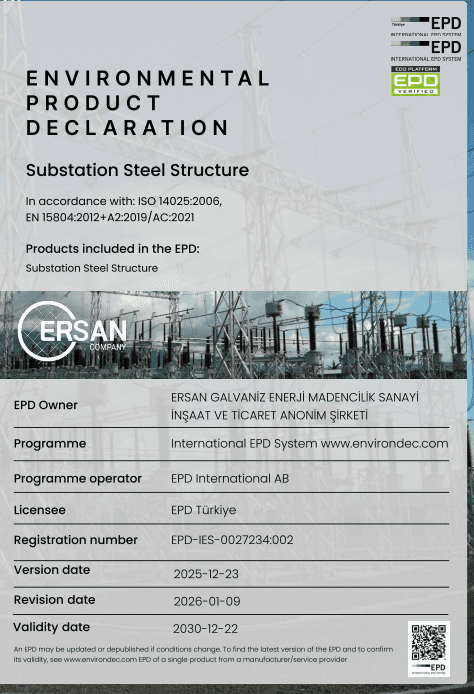 Ersan Galvaniz Enerji Madencilik Sanayi İnşaat ve Ticaret A.Ş.