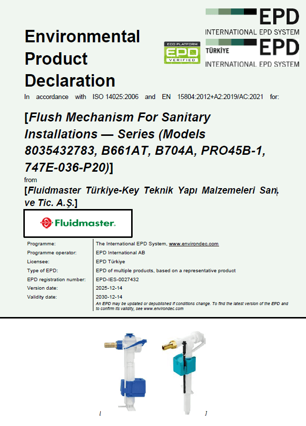 Flush Mechanism For Sanitary Installations — Series (Models 8035432783, B661AT, B704A, PRO45B-1, 747E-036-P20)