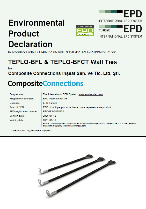 TEPLO-BFL & TEPLO-BFCT Wall Ties
