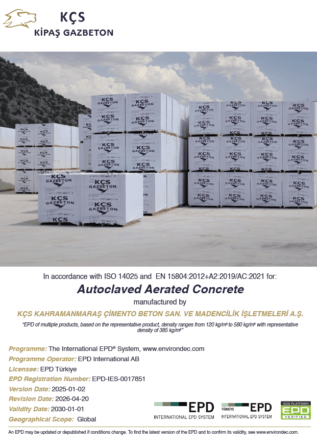 KÇS KAHRAMANMARAŞ ÇİMENTO BETON SAN. VE MADENCİLİK İŞLETMELERİ A.Ş.