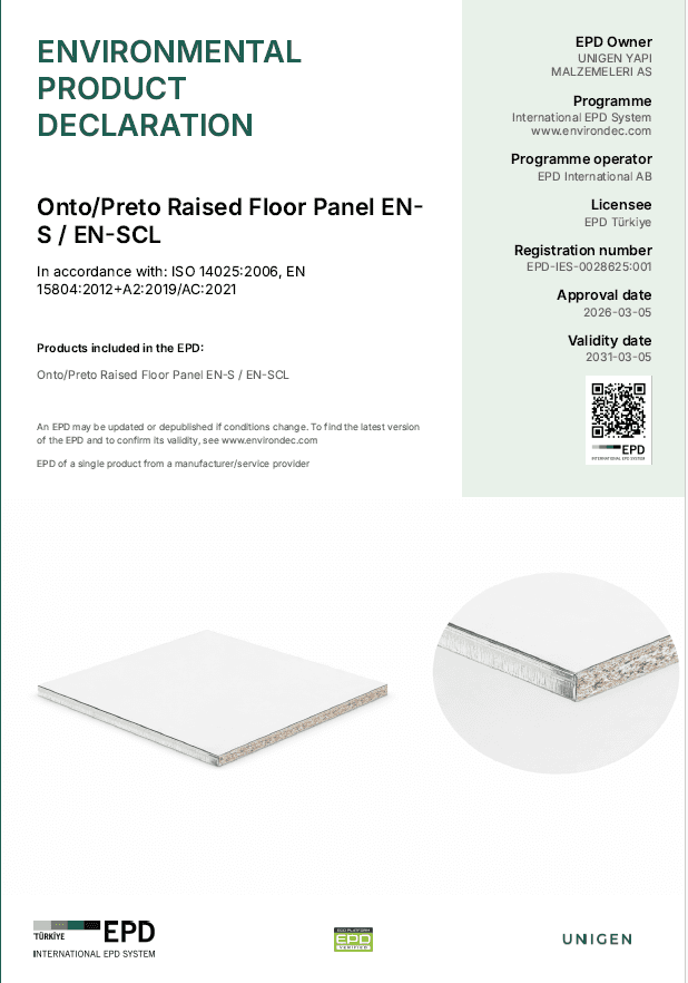 Onto/Preto Raised Floor Panel ENS / EN-SCL