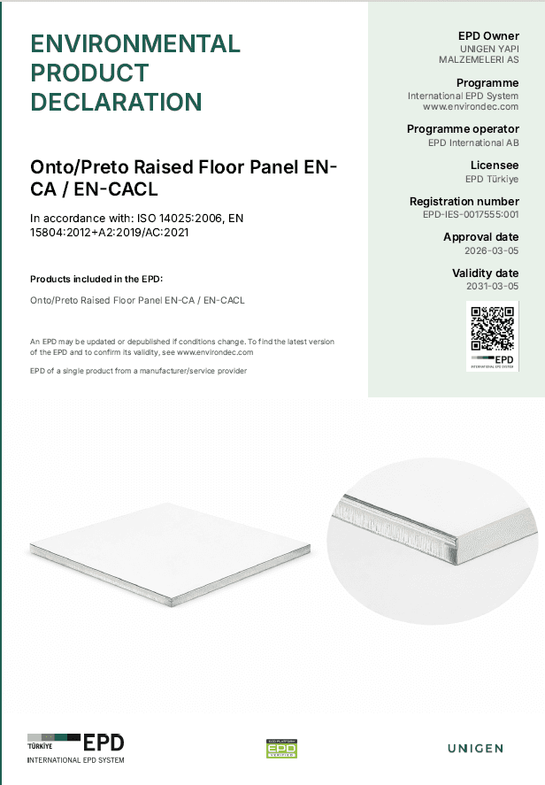 Onto/Preto Raised Floor Panel ENCA / EN-CACL