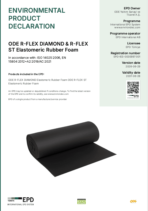 ODE R-FLEX DIAMOND & R-FLEX ST Elastomeric Rubber Foam