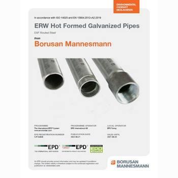 ERW Hot Formed Galvanized Pipes