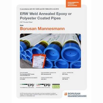 ERW Weld Annealed Epoxy or Polyester Coated Pipes
