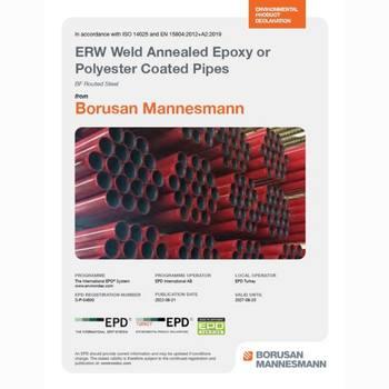 ERW Weld Annealed Epoxy or Polyester Coated Pipes