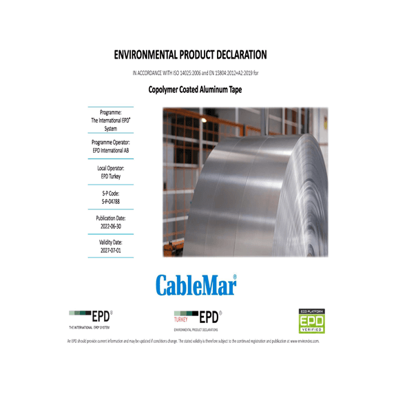 Copolymer Coated Aluminum Tape
