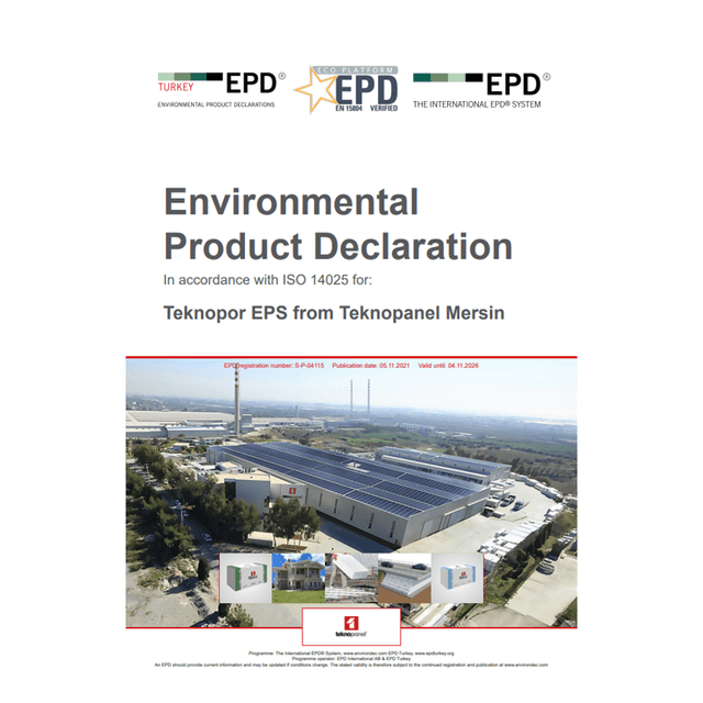 Teknopor EPS from Teknopanel Mersin