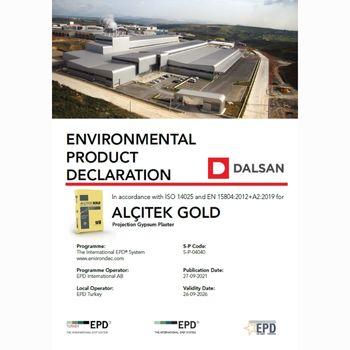 ALÇITEK GOLD - Projection Gypsum Plaster
