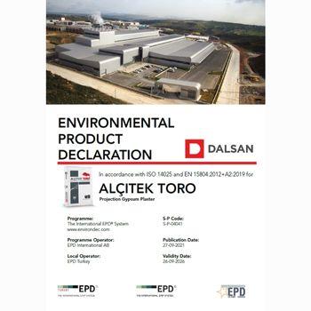 ALÇITEK TORO – Projection Gypsum Plaster
