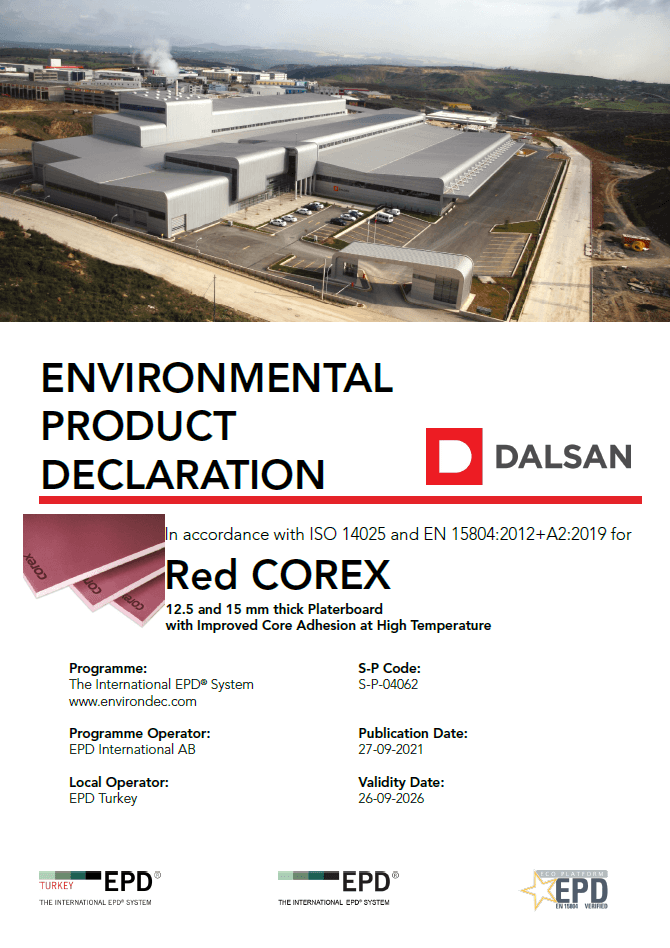 Red COREX 12,5 mm Plasterboard