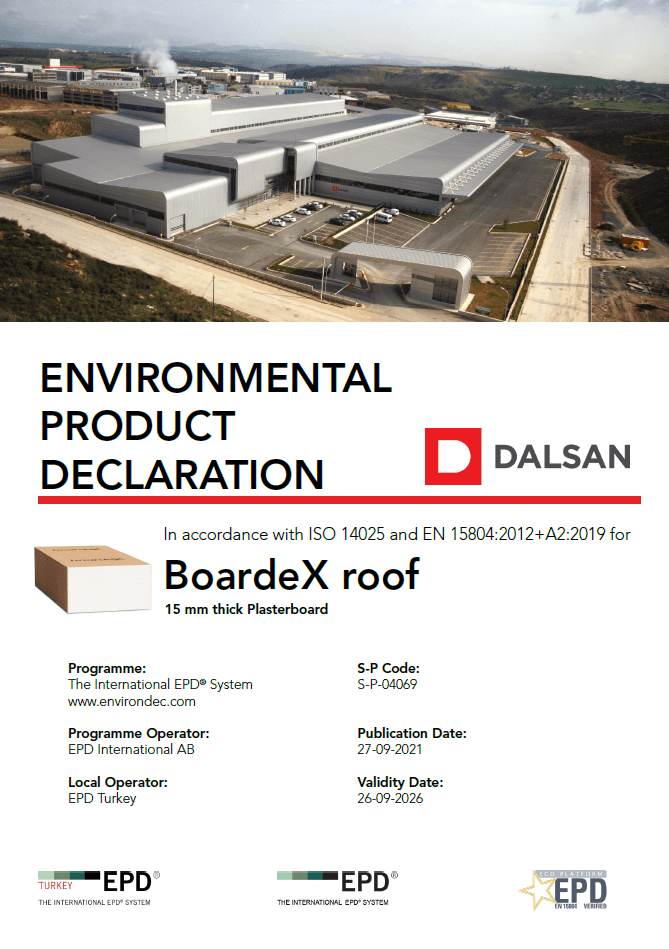 BoardeX Roof 15 mm Alçı Levha