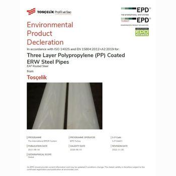 Three Layer Polypropylene (PP) Coated ERW Steel Pipes