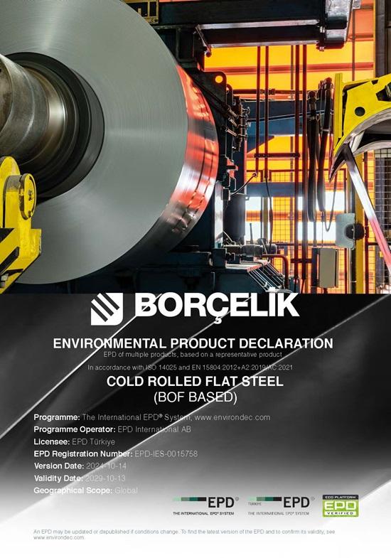 COLD ROLLED FLAT STEEL (BOF BASED)