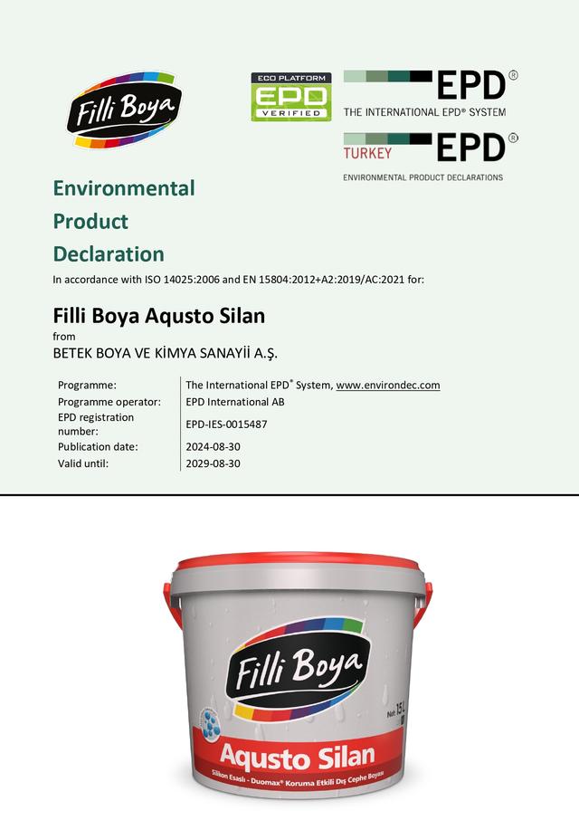 Filli Boya Aqusto Silan