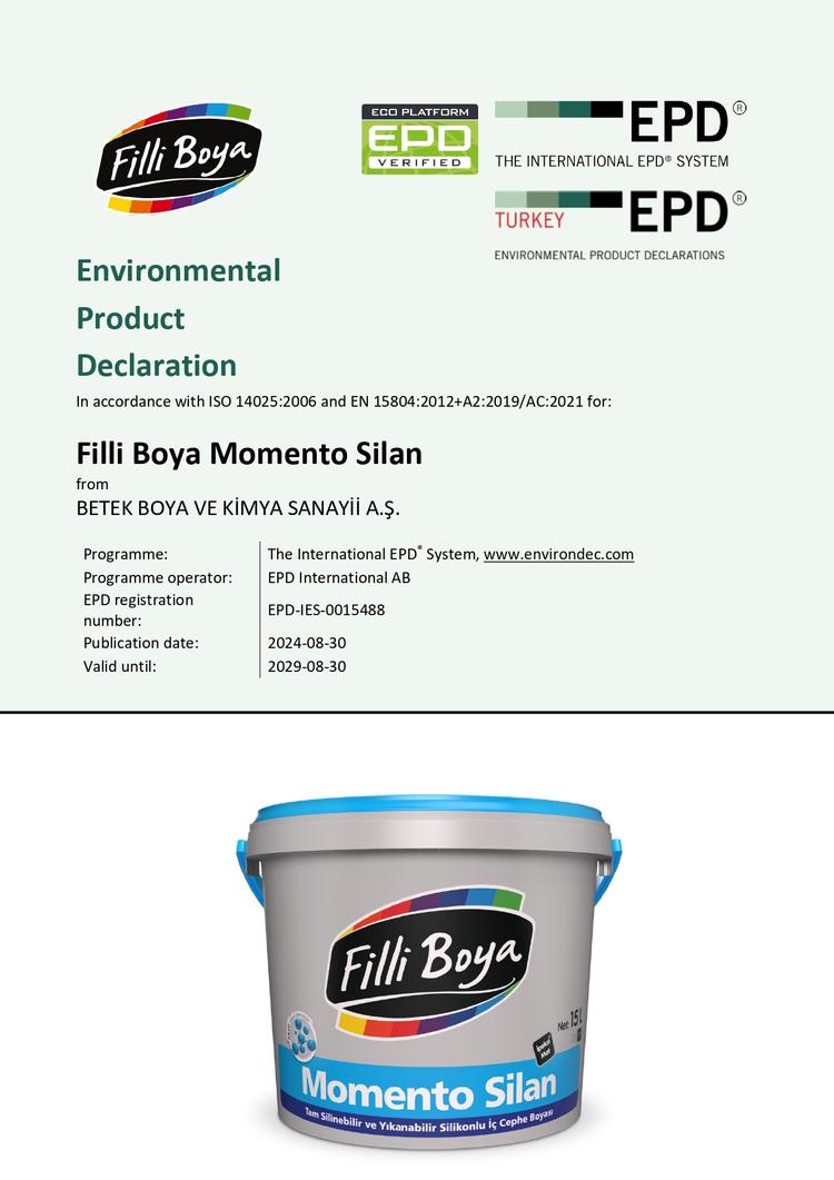 BETEK BOYA VE KİMYA SANAYİİ A.Ş. BETEK BOYA VE KİMYA SANAYİİ A.Ş.