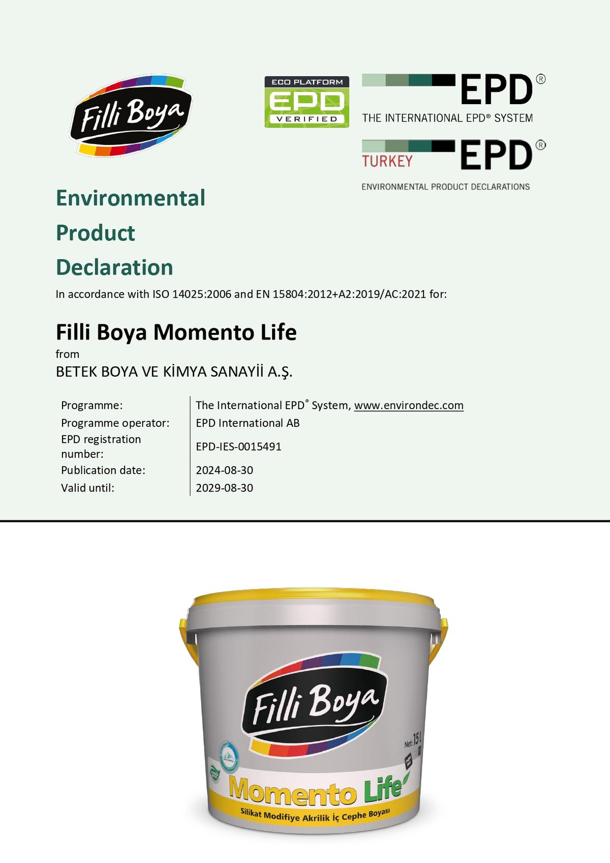 Filli Boya Momento Life