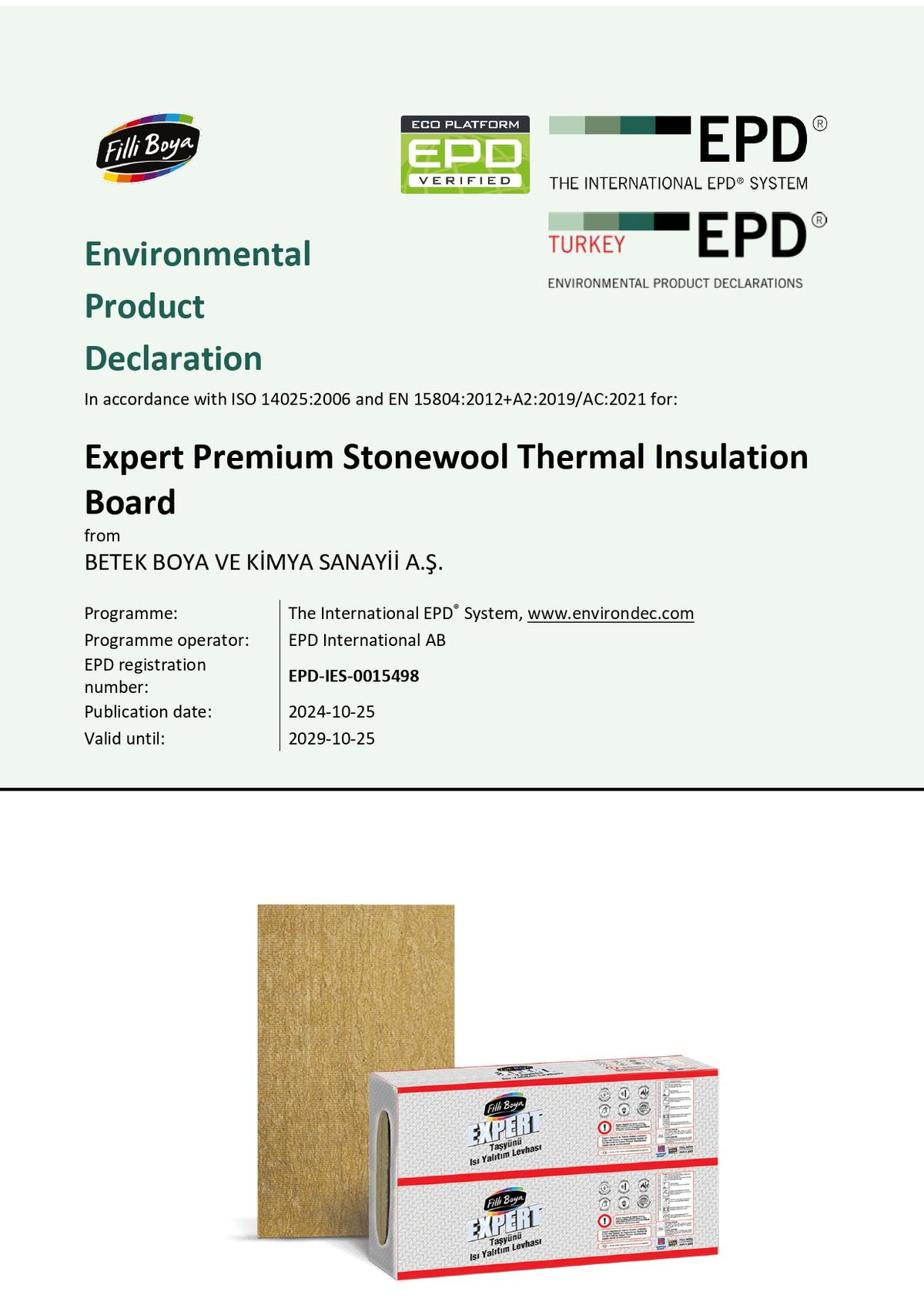 Expert Premium Stonewool Thermal Insulation Board