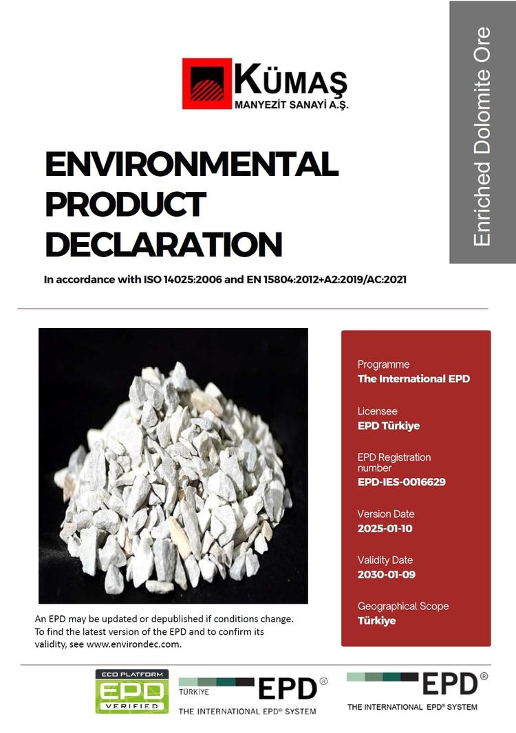 KÜMAŞ Manyezit Sanayi A.Ş. KÜMAŞ Manyezit Sanayi A.Ş.
