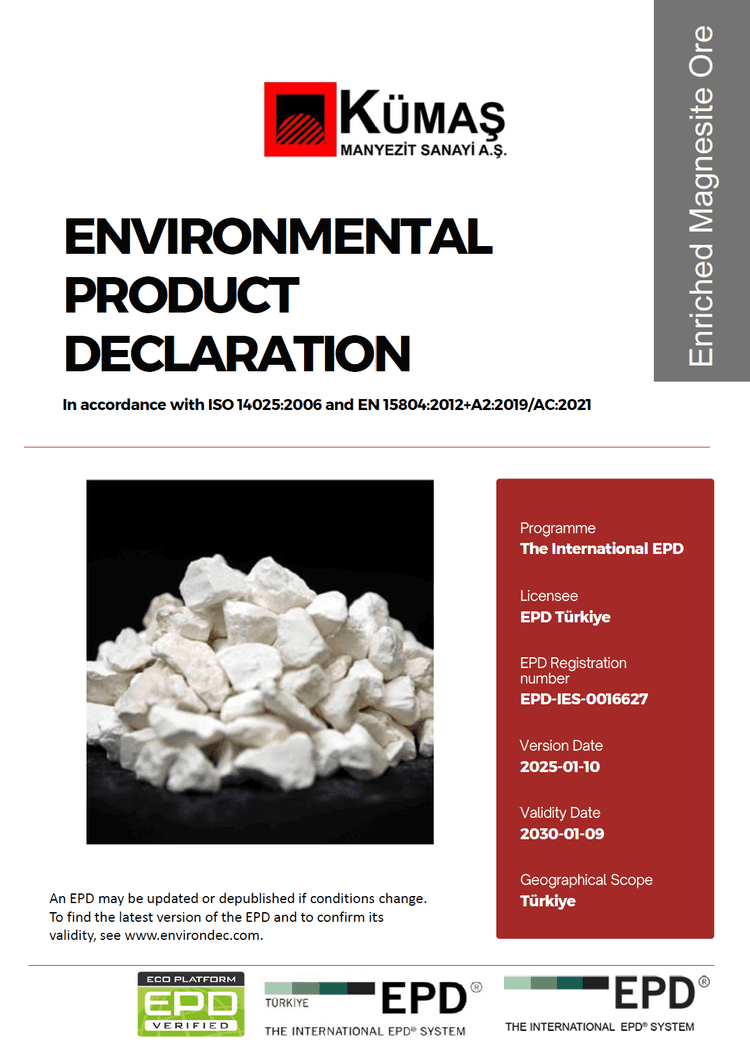 KÜMAŞ Manyezit Sanayi A.Ş. KÜMAŞ Manyezit Sanayi A.Ş.