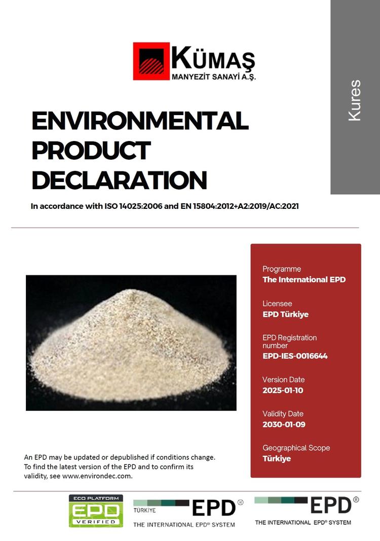 KÜMAŞ Manyezit Sanayi A.Ş. KÜMAŞ Manyezit Sanayi A.Ş.