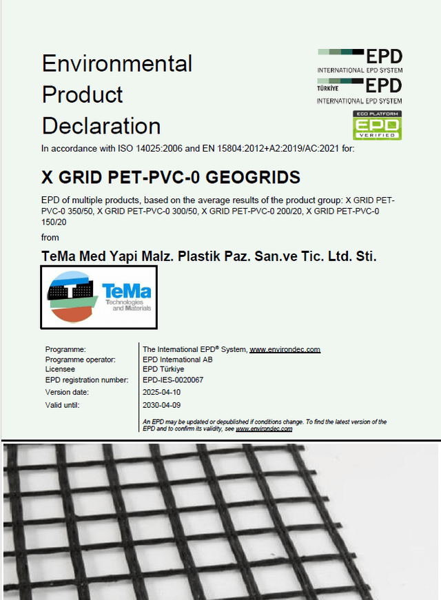 X GRID PET-PVC-0 GEOGRIDS