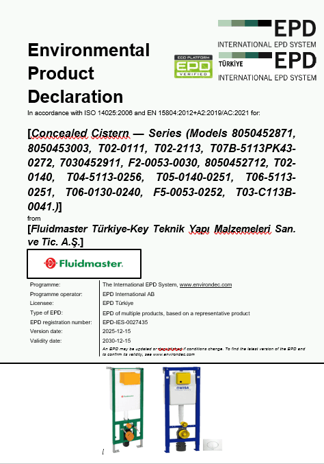 Key Teknik Yapı Malzemeleri San. ve Tic. A.Ş.-Fluidmaster Key Teknik Yapı Malzemeleri San. ve Tic. A.Ş.-Fluidmaster